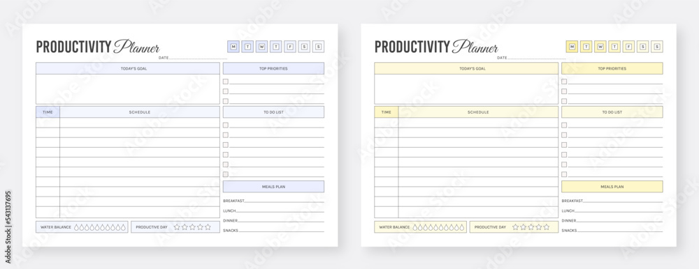 Productivity Planner