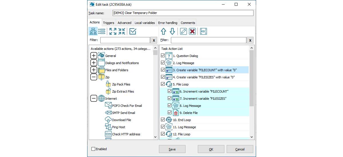 Task automation software