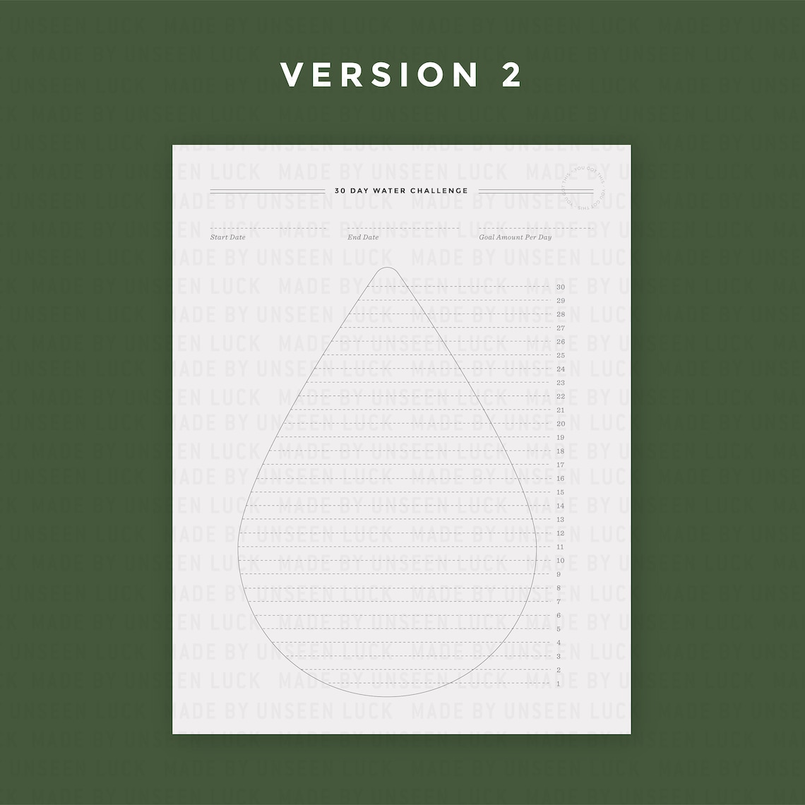 Water Tracker, Water Bottle Tracker, Monthly Water Trackers ...