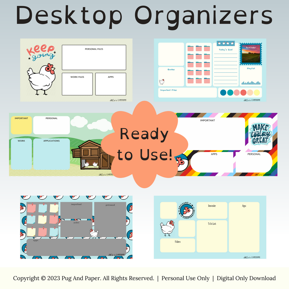 Digital Organizer Featuring AC's Brook the Chicken – Art... Digital Organizer Featuring AC's Brook the Chicken – Art...