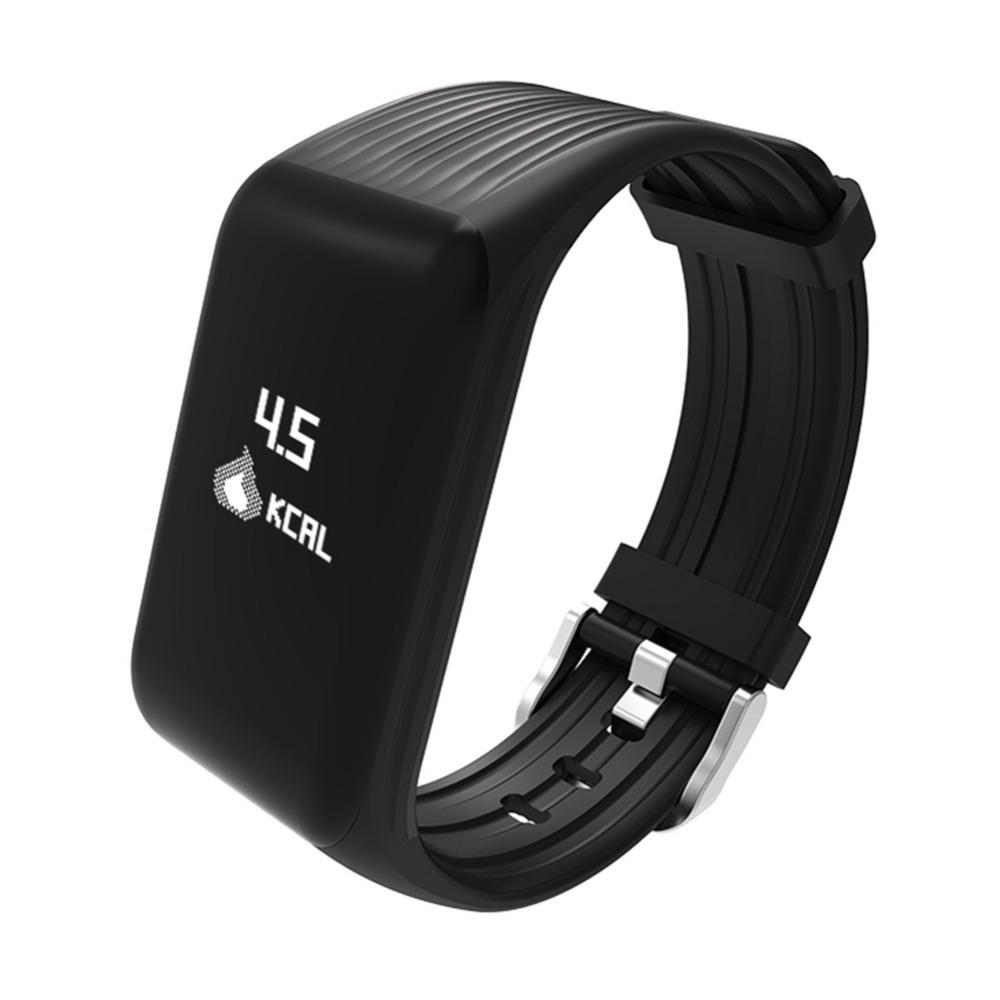 Fitness activity tracker real-time heart rate monitor waterproof smart ...