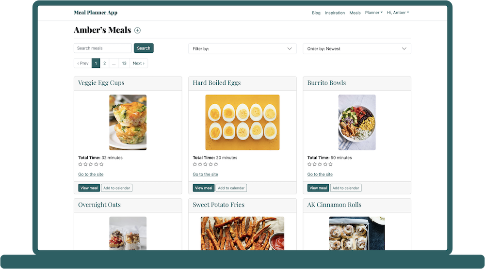 Meal Planner App