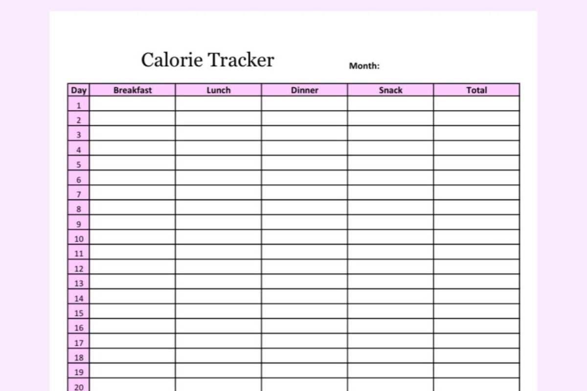 Calorie Tracker