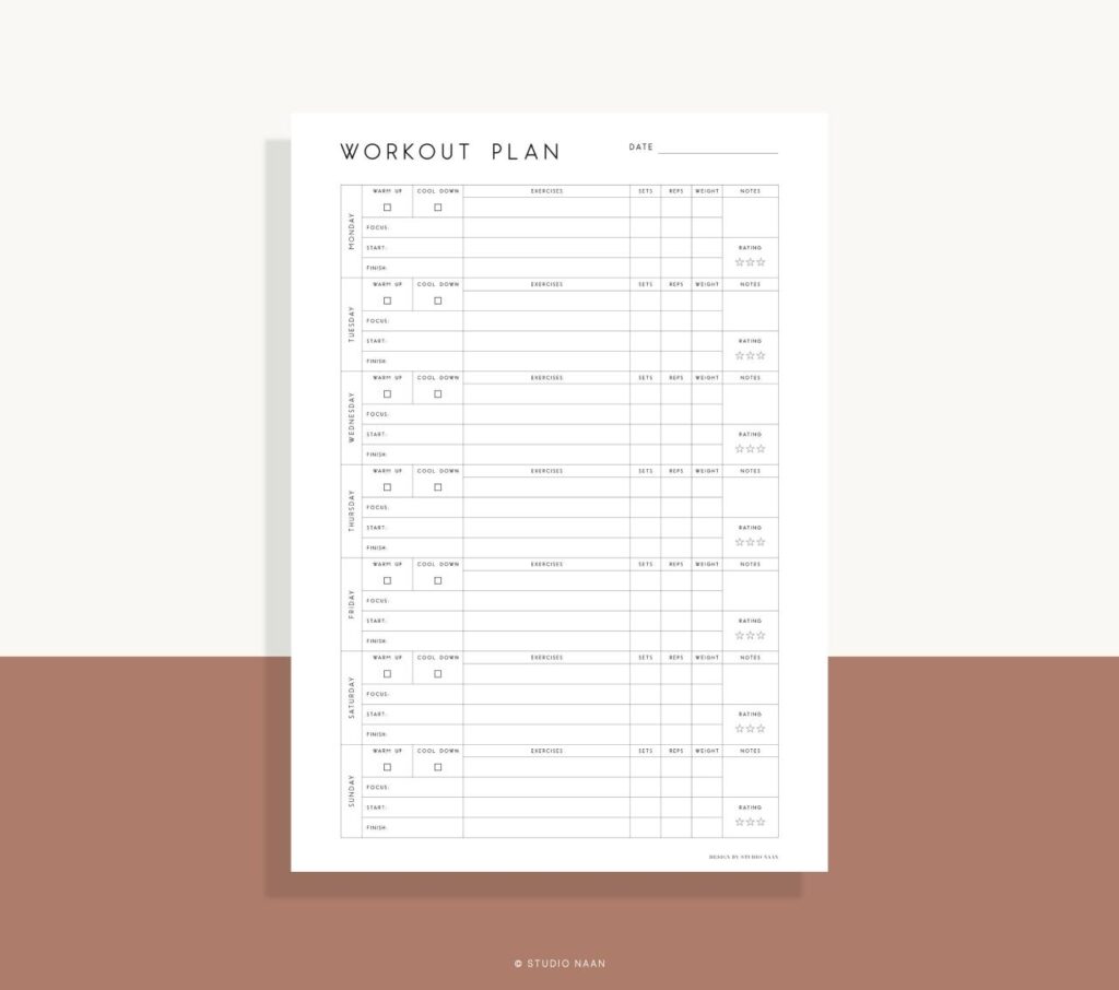 Exercise Planner