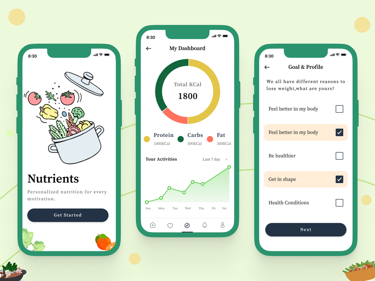 Nutrition Tracker App🥗 by MuradZaman on Dribbble Nutrition Tracker App🥗 by MuradZaman on Dribbble
