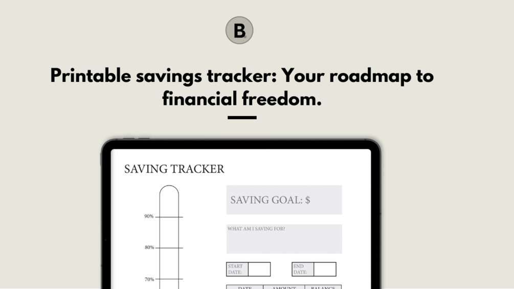 Saving Tracker