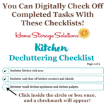 Decluttering Checklist